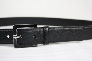 Gucci Black Leather Belt