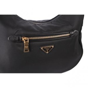 Prada Black Tessuto Hobo Bag