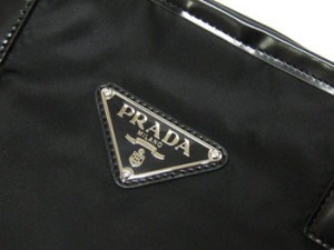 Prada Black Tessuto Tote